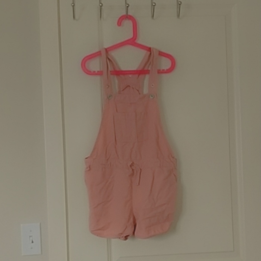 Pink overalls
